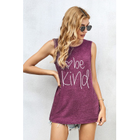 Be Kind Wine Tank Top