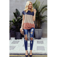 Jaxon Color Block Twist Tee