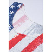 Stripes Star American Flag Print Tank Top