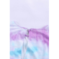 Magic Maker Purple Multi Tie Dye Dress