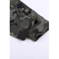 Gray Under The Radar Pocketed Camo Joggers