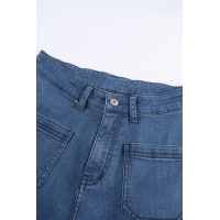 Blue Bell Bottom Denim Pants