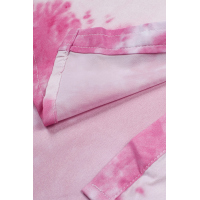 Pink Whirlwind Tie Dye Button Shirt with Pocket