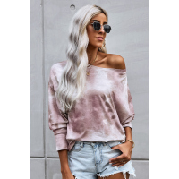 Tie Dye Pullover Long Sleeve Top