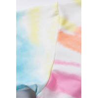 Rainbow Tie Dye Pullover Long Sleeve Top