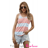 The USA Flag Stars and Stripes Tank Top