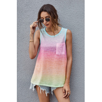 Multicolor Ombre Tank Top