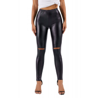 Black Skinny Faux Leather Leggings