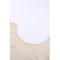 Apricot Button Loose Tank Top