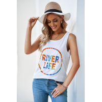 RIVER LIFE Print Tank Top