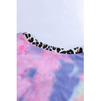 Hypnotized Tie Dye Leopard Top