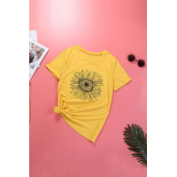 Yellow Sunflower Base T-shirt