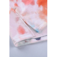 Waves Tie Dye Cold Shoulder Top