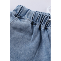 Drawstring Denim Jogger