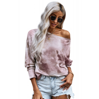 Tie Dye Pullover Long Sleeve Top