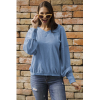 Sky Blue Our Country Roads Thermal Top