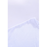 White Star Print Short Sleeve T-shirt 