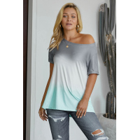 Gray Fade Perfect Ombre Tee