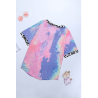 Hypnotized Tie Dye Leopard Top