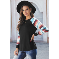 Black Desert Love Tribal Sleeve Top 