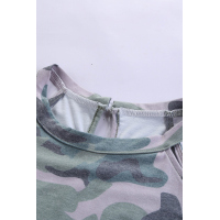 Green Coastal Army Halter Tank Top