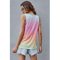 Multicolor Ombre Tank Top