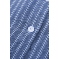 Blue Short Sleeve Striped Shirt